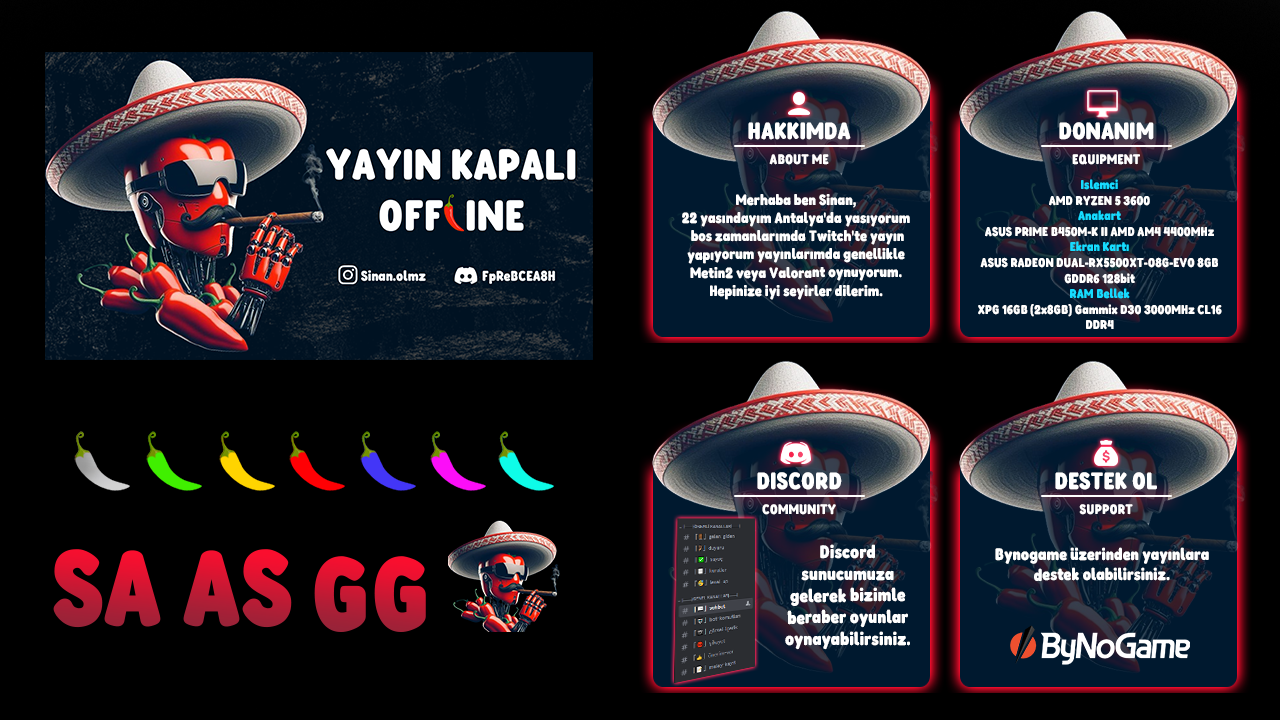 Biberus Twitch Tasarımı